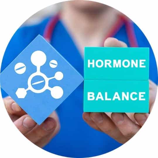 Hormone Health and Balancing Graphic